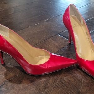 Stuart Weitzman red pumps